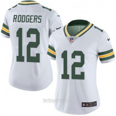 Aaron Rodgers Green Bay Packers Womens Authentic White Jersey Bestplayer